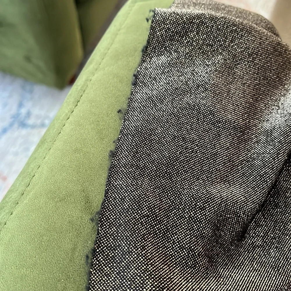 All Saints Sami metallic twist front skirt - Picture 5 of 6